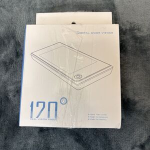 3.5" Inch Digital Door Peephole Viewer Camera 120 Real Vision Angle  Wide Angle